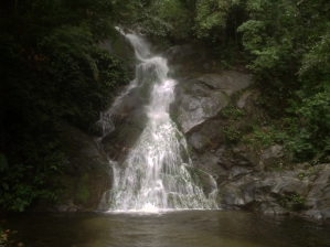Waterfall near Finca Carpe Diem, paso del Mango, around Minca