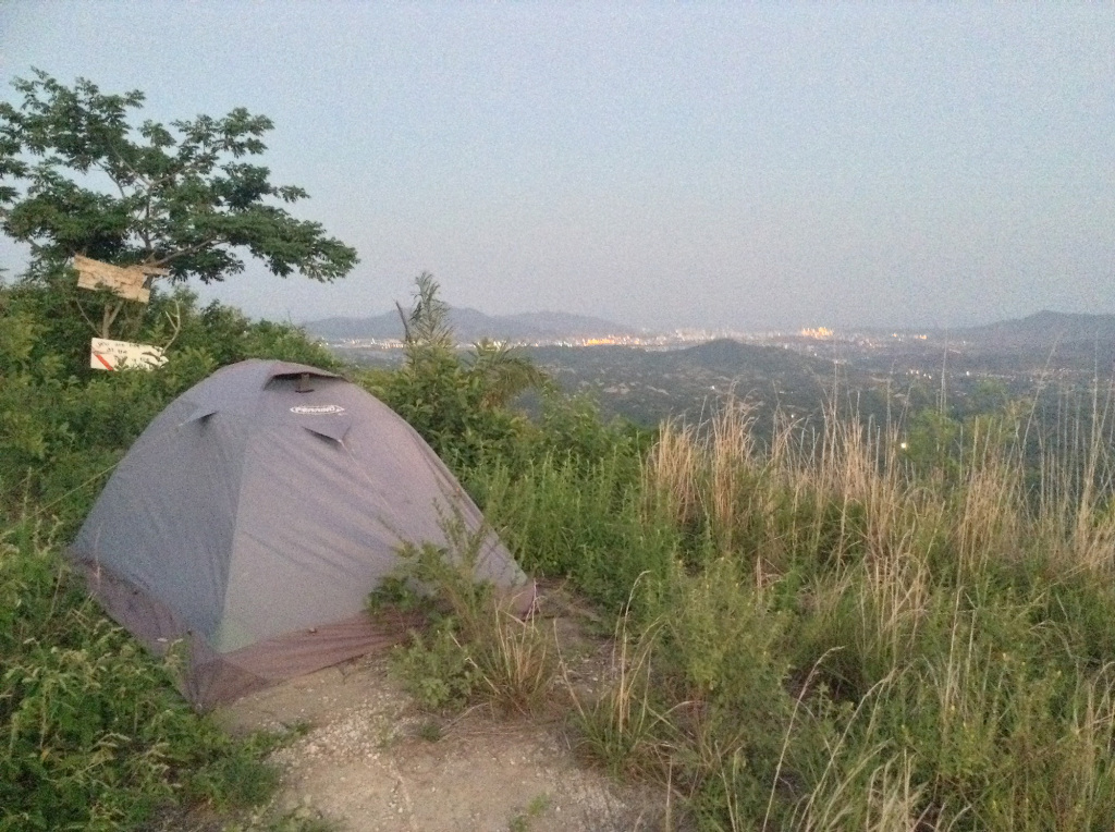 Camping at the Santa Marta viewpoint