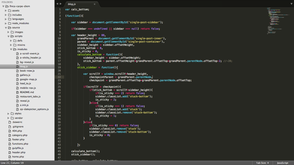 Developing (Coding) Finca Carpe Diem's Website