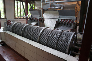 Large coffee processing machine